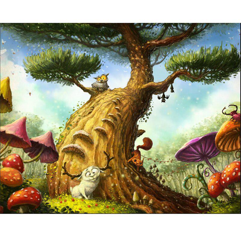 Fiyo Diamond Painting Wall Sticker Diamond Embroidery Painting Diamond Mosaic Painting Cross Stitch 20X30CM