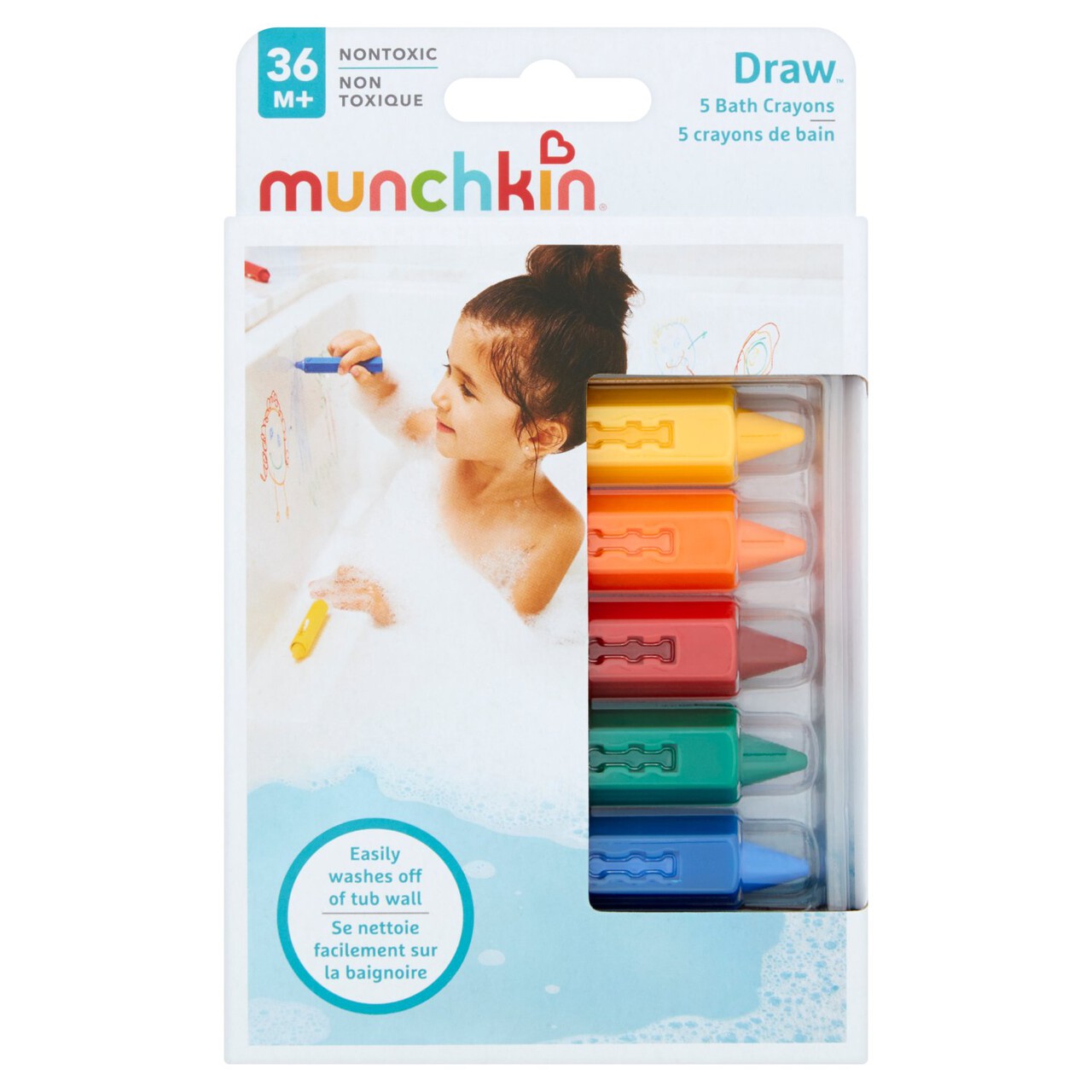 Munchkin 5 Bath Time Crayons