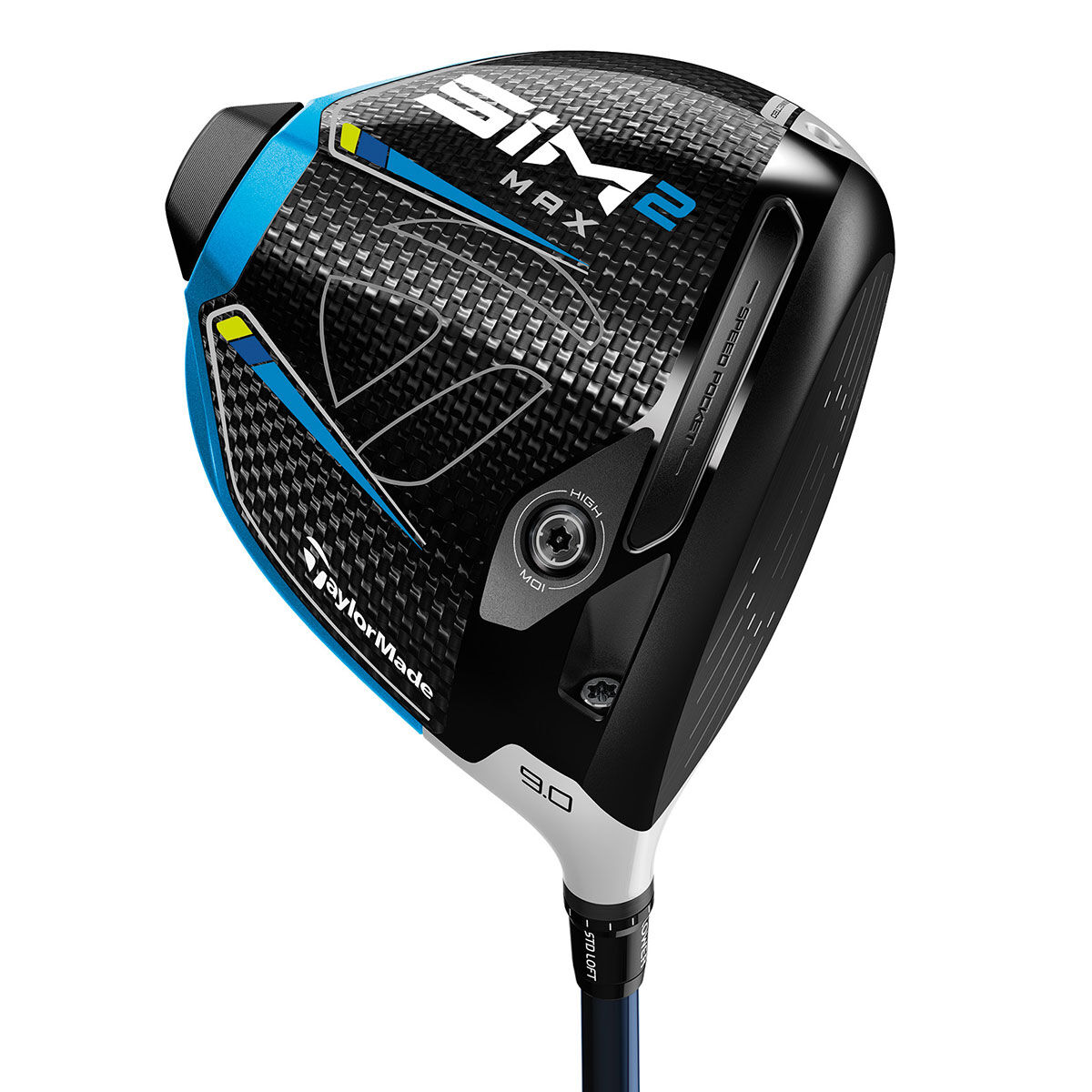 TaylorMade SIM2 MAX Golf Driver, Mens, Right hand, 10.5°, Fuji ventus blue, Stiff | American Golf