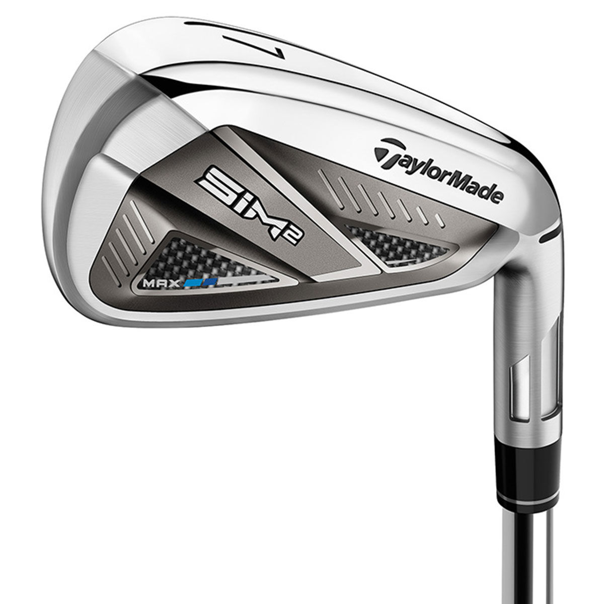 TaylorMade SIM2 MAX Steel Golf Irons, Mens, 5-pw (6 Golf Irons), Right hand, Steel, Stiff | American Golf