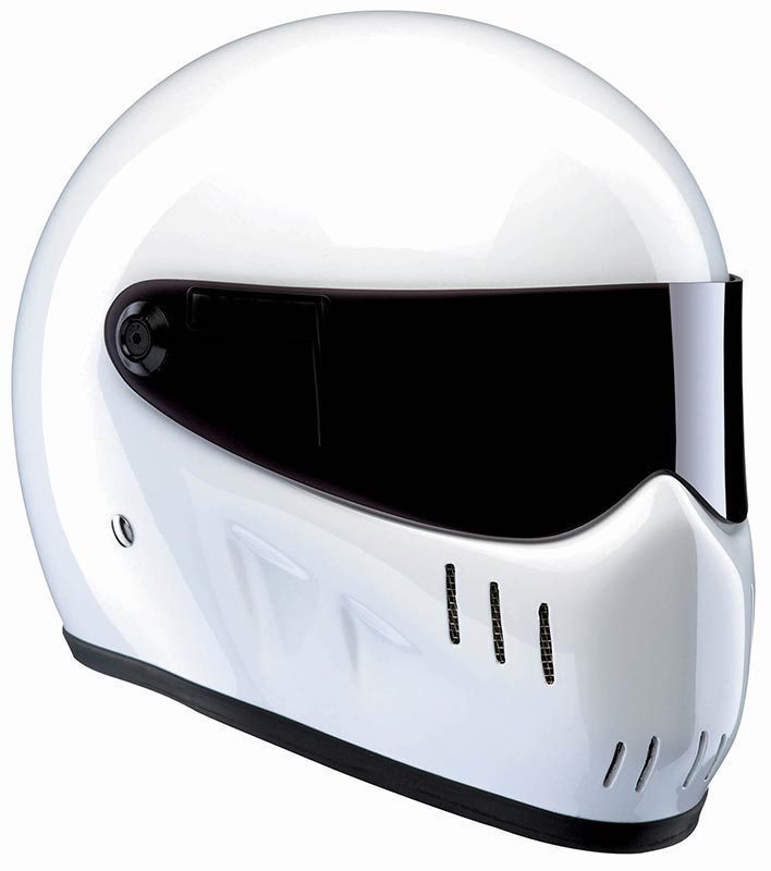 Bandit XXR Motorcycle Helmet, white, Size L, white, Size L