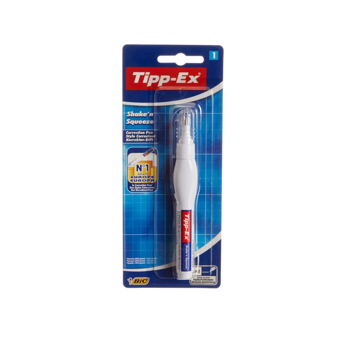Tipp Ex Tippex Shake n Squeeze Correction Pen, white