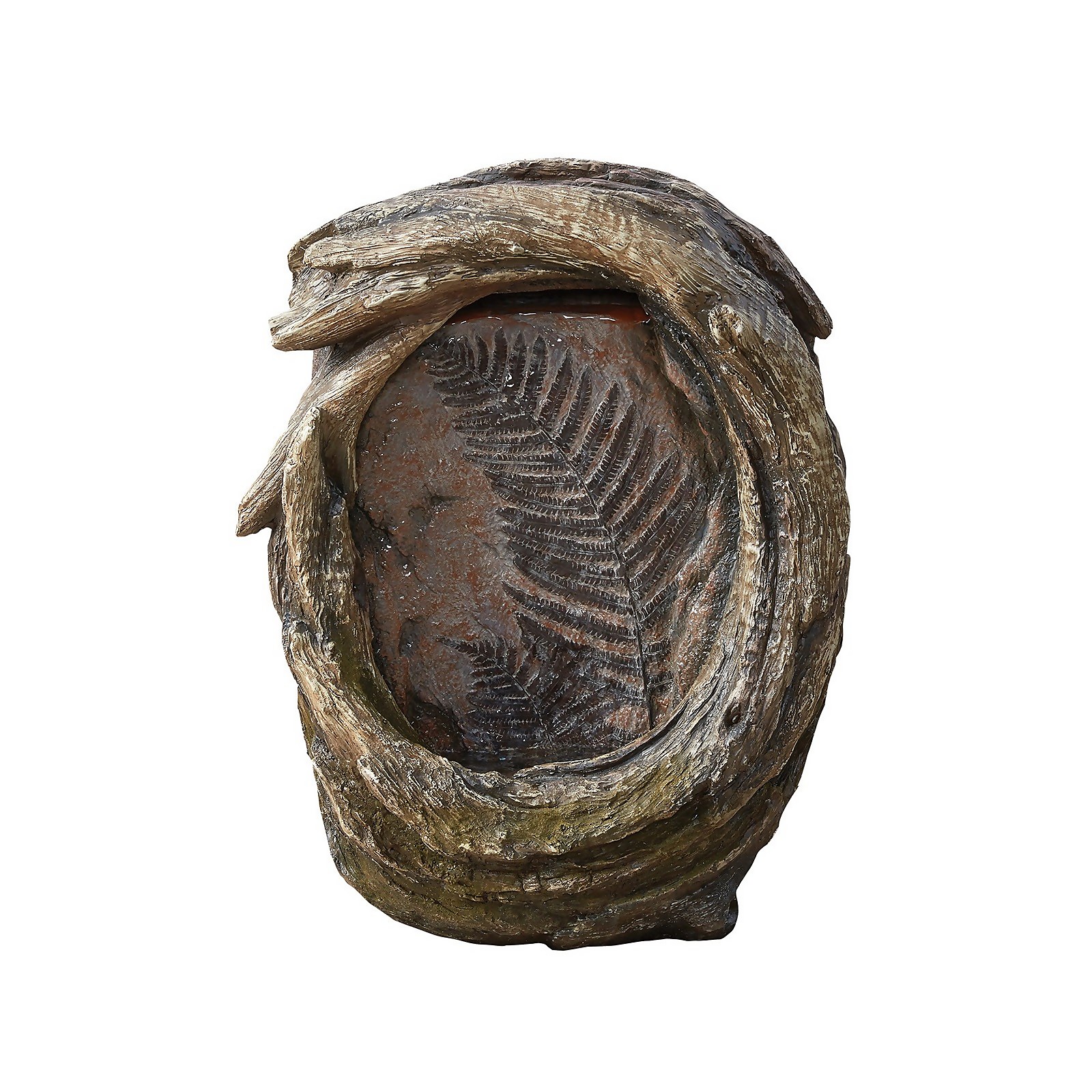 Stylish Fountains Stylish Fountain Forest Fern Water Feature with LEDs