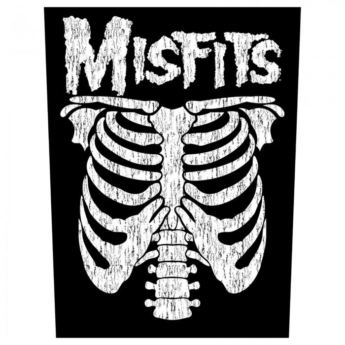 Pertemba FR - Arts & Hobbies Misfits Ribcage Patch One Size black/white