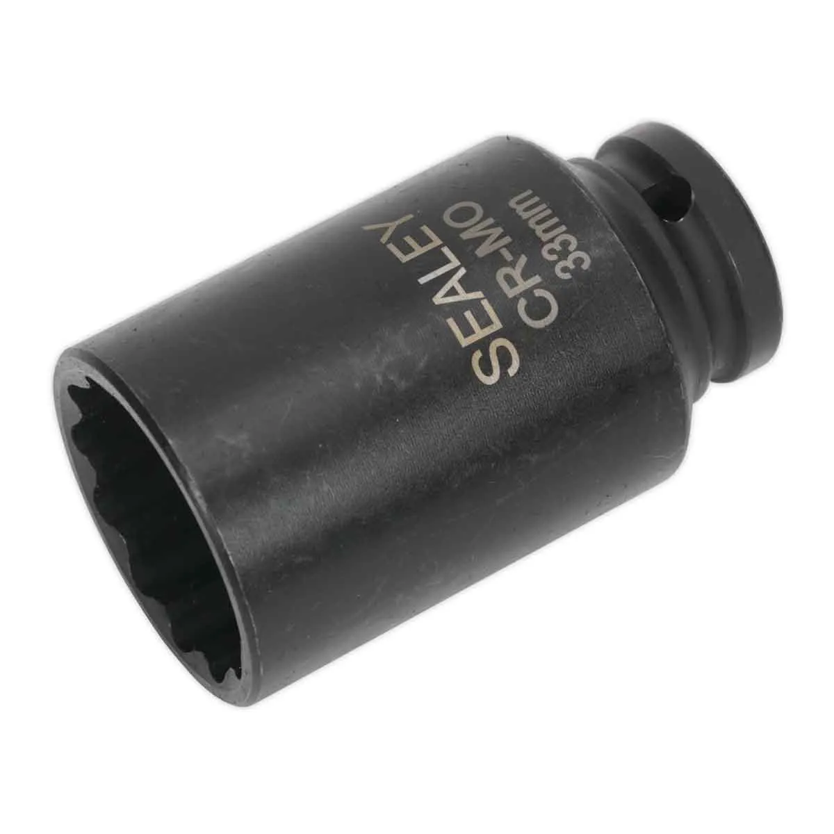 Sealey SX0041 Impact Socket 33mm Bi-hex Deep 1/2sq Drive