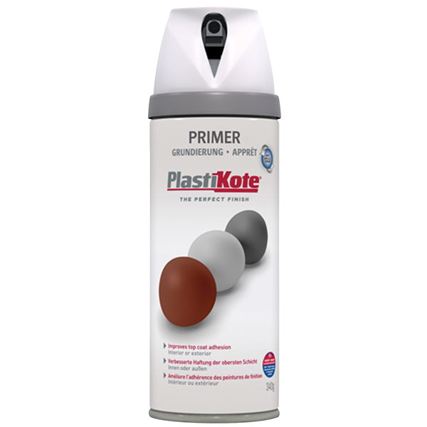 PlastiKote Twist Spray Primer Black 400ml