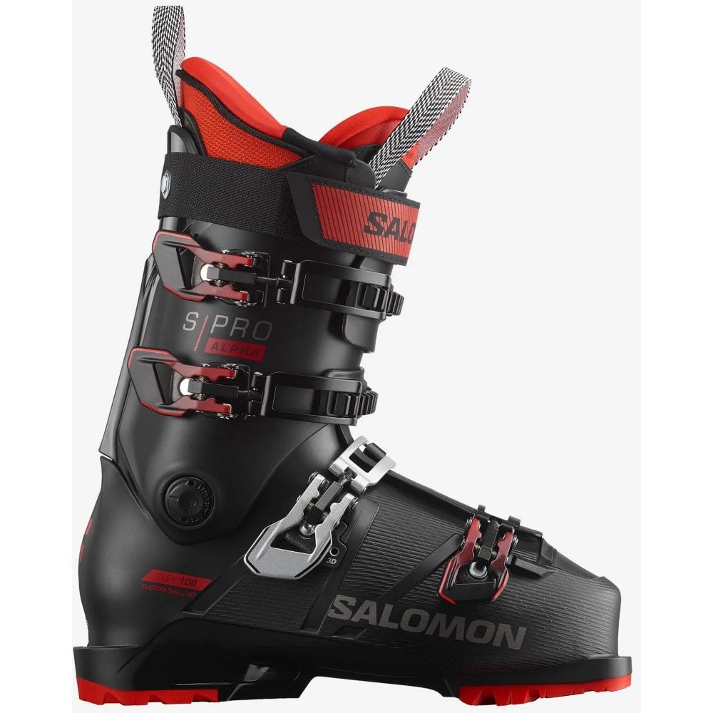 Scarpa Salomon S/PRO Alpha 100 / Black/Red / 26+ Mens