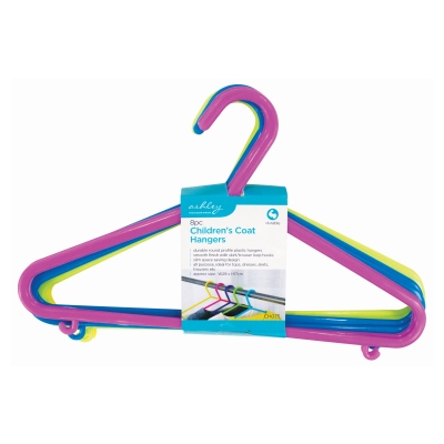  8Pc Childrens Coat Hangers