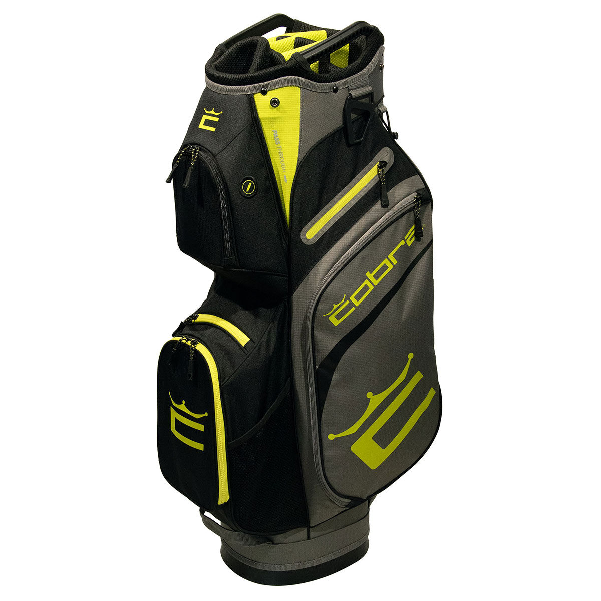 Cobra Golf COBRA Signature Golf Cart Bag, Black yellow | American Golf
