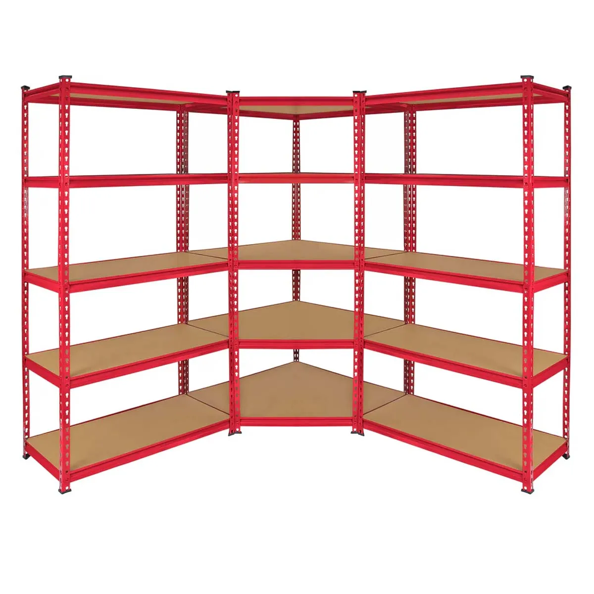 Monster Racking Z-rax 90Cm Racking Bundle&#58; Corner Shelving And 2 Garage Racking Bays