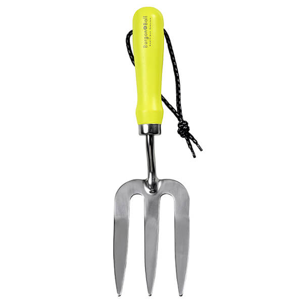 Burgon & Ball - Flora Brite Hand Fork - Yellow
