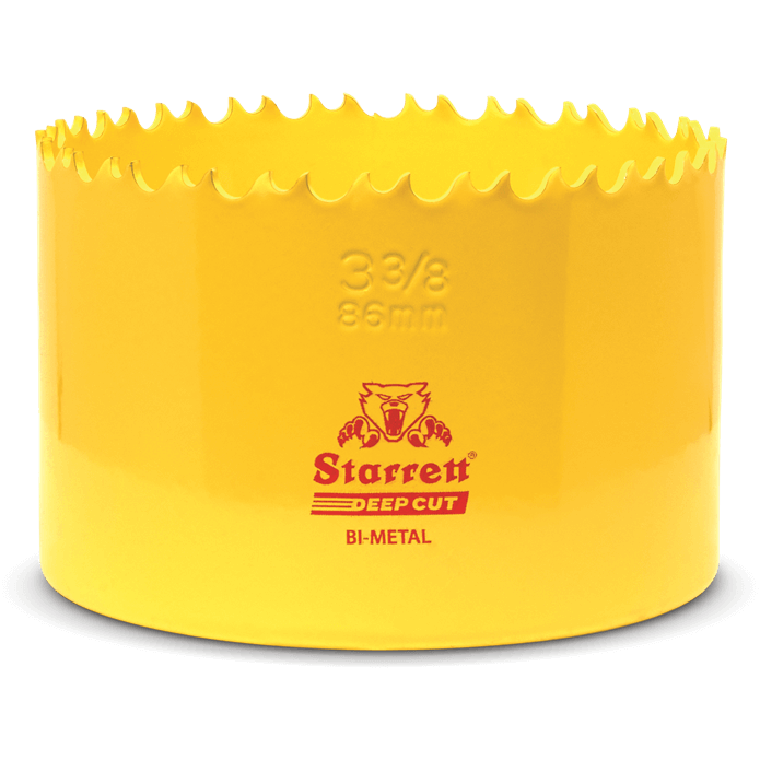 Starrett STRHS86DC DCH0338 Deep Cut Bi-Metal Holesaw 86mm