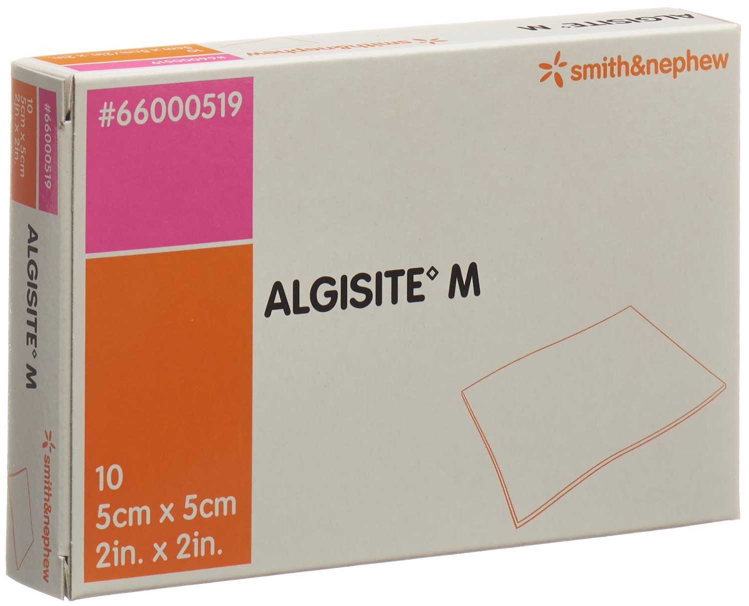 Pharmaidea Srl Smith & Nephew Algisite M Calcium-Alginate Wound Dressing(s) 5cm x 5cm