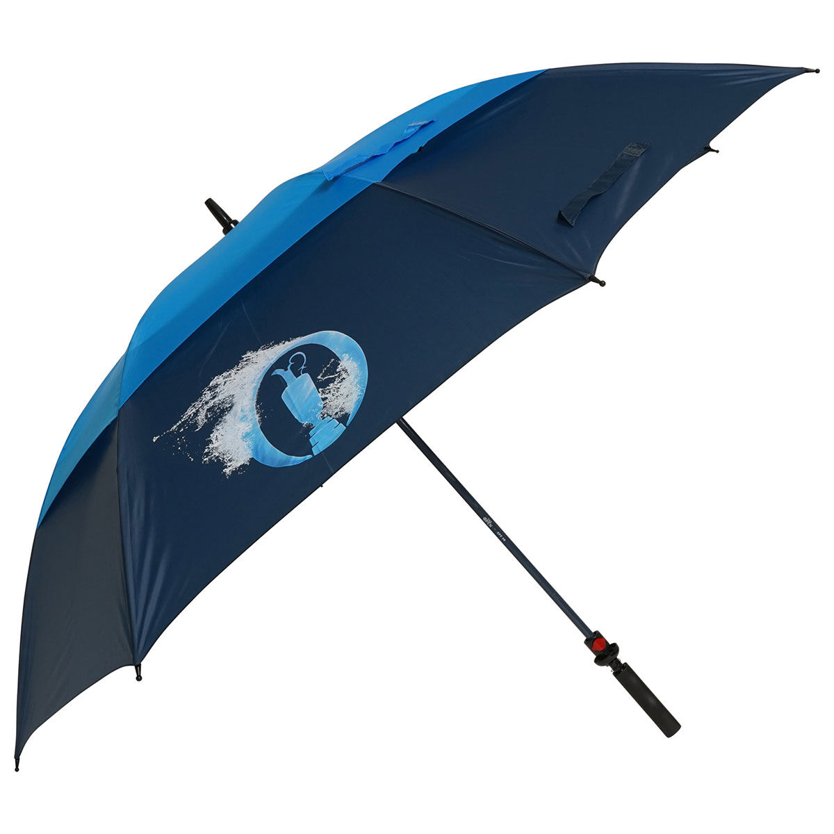 Stromberg The Open Elements 68” Auto-Open Dual Canopy Golf Umbrella, Mens, Navy/blue, 68 inches | American Golf