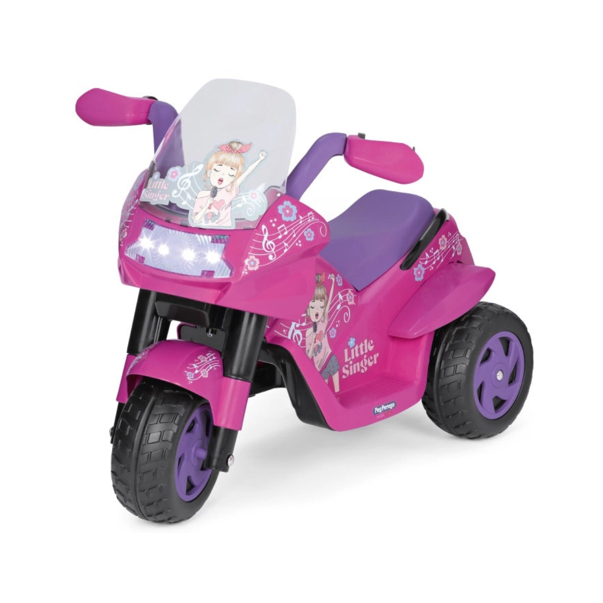 Peg Perego 6V Three Wheel Motorbike - Little Singer
