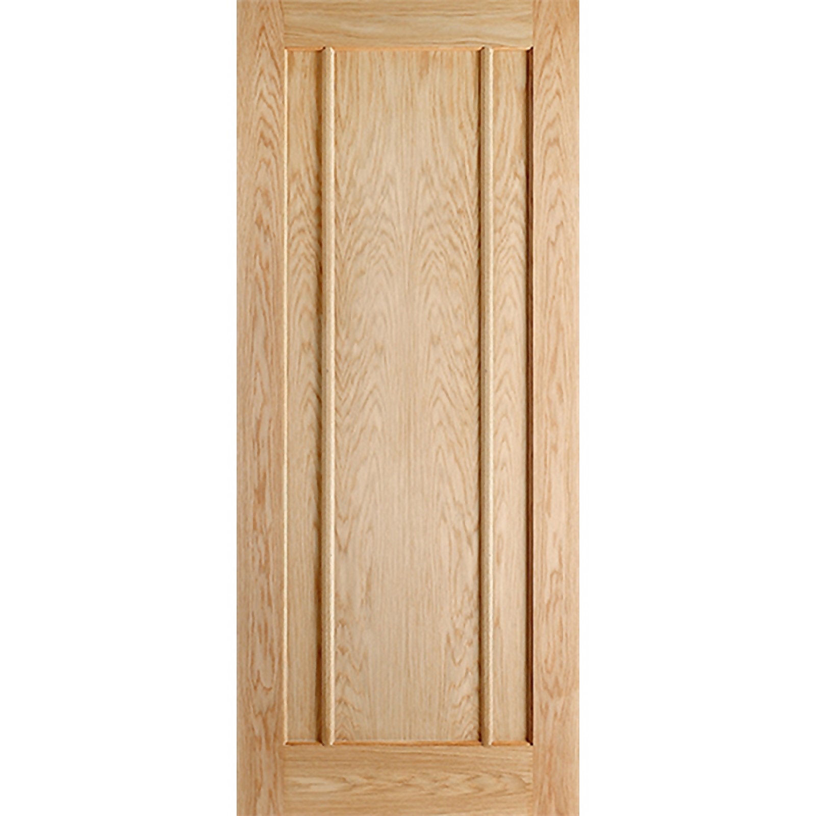 Lincoln Internal Prefinished Oak 3 Panel Door - 686 x 1981mm