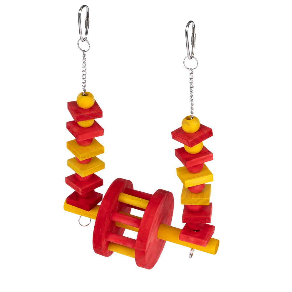 Tiaki Ferris Wheel Bird Swing - Size S: 20 X 15 X 6.3 Cm (l X W X H)