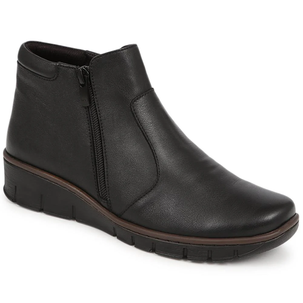 Pavers Leather Ankle Boots
