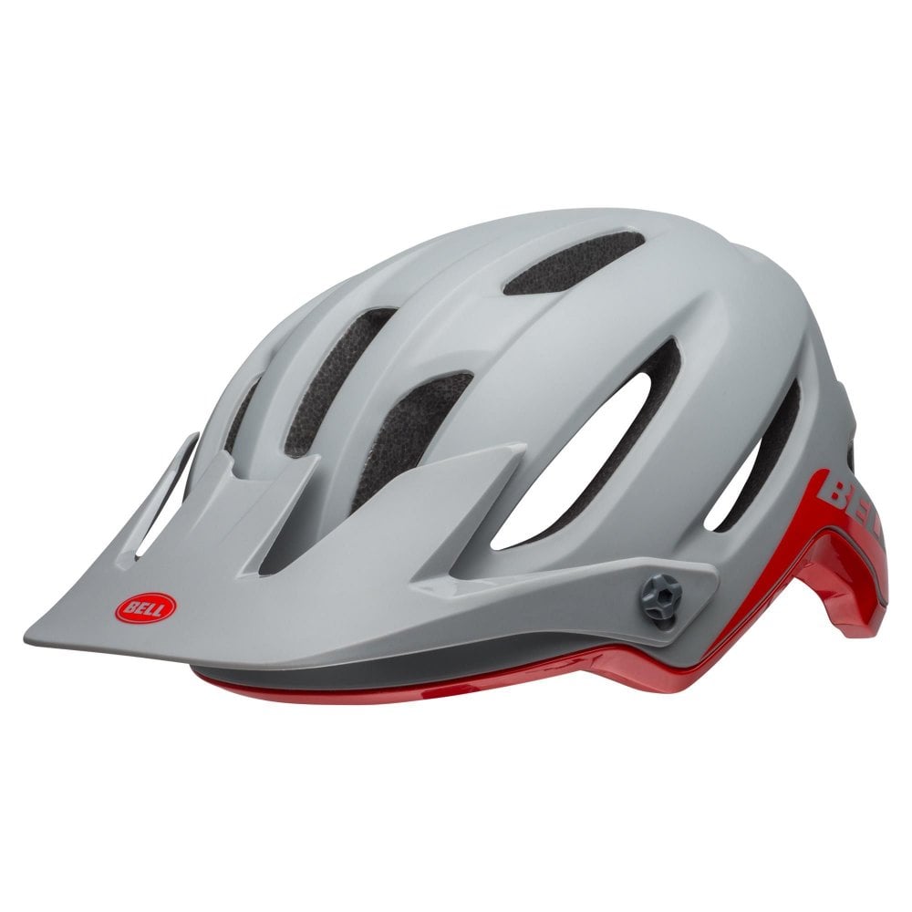 Bell 4Forty MTB Helmet - 2021 - Cliffhanger Matt / Gloss Grey / Crimson / Small / 52cm / 56cm