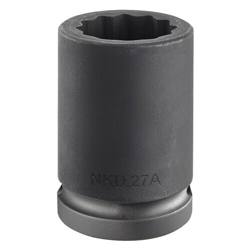 Facom 42mm, 3/4 in Drive Impact Socket Bi-Hexagon, 62 mm length