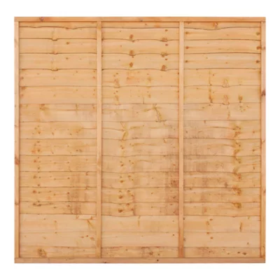 NONAME Lap Pressure Treated 6ft Fence Panel (w)1.83m (h)1.8m