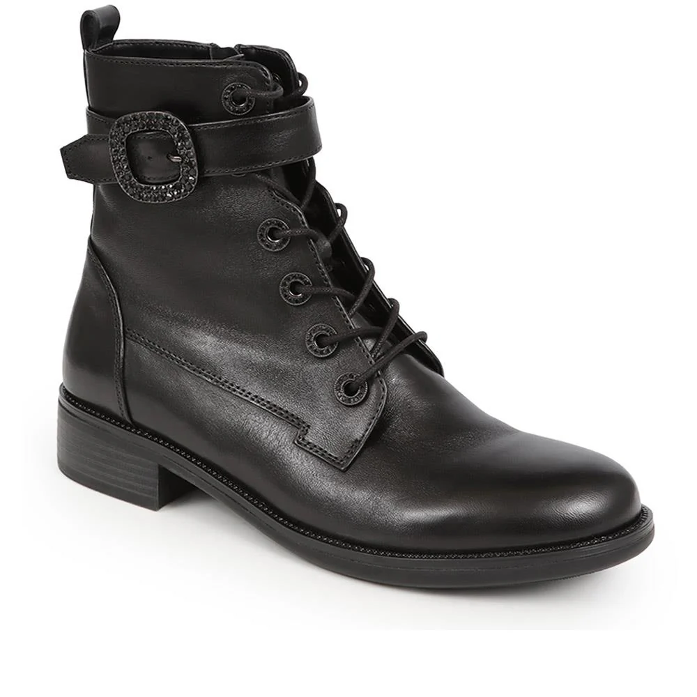 Karmen Leather Ankle Boots - Karmen / 326 130
