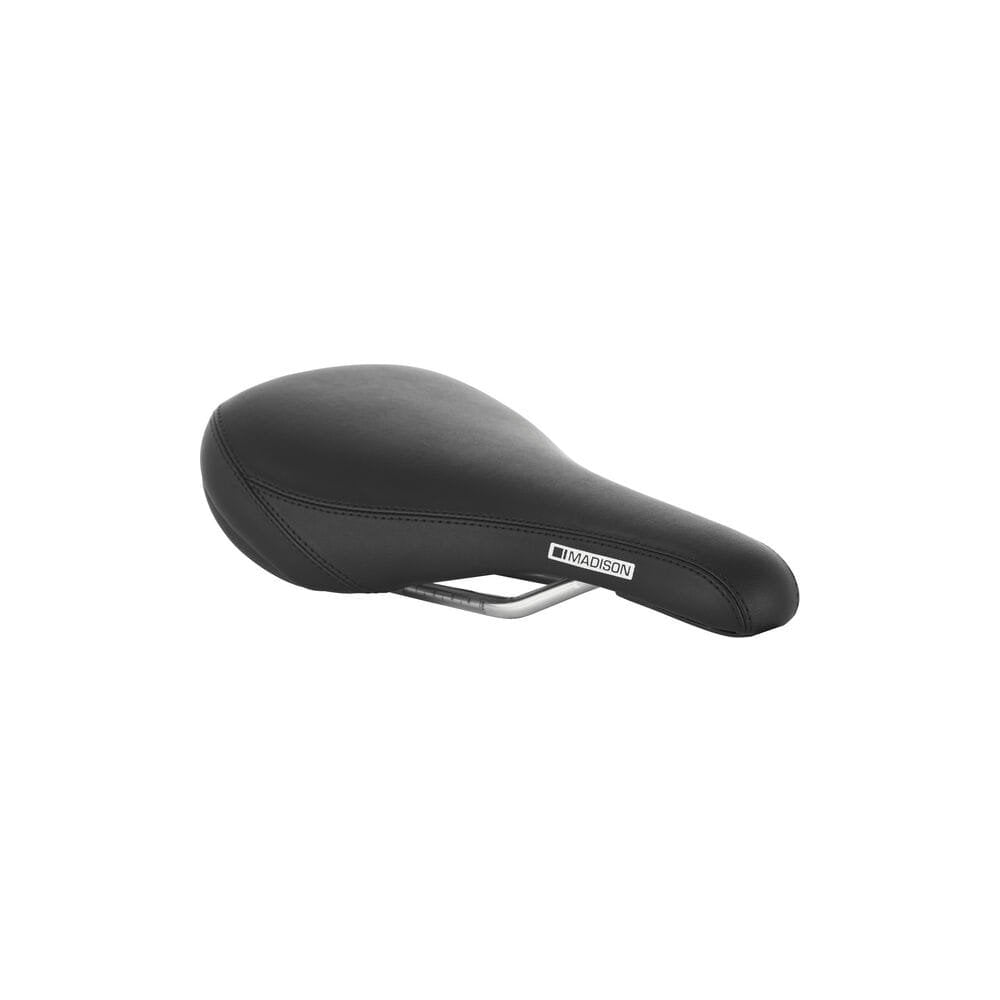 Madison Saddles - Flux Junior Saddle Black 130 mm x 240 mm Size: 130 m