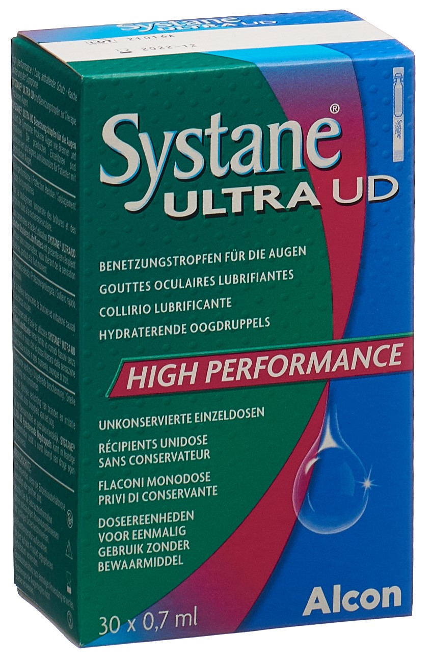 Systane ALCON ITALIA SpA SYSTANE ULTRA UD GOCCE OCULARI LUBRIFICANTI 30 FLACONCINI 0,7 ML