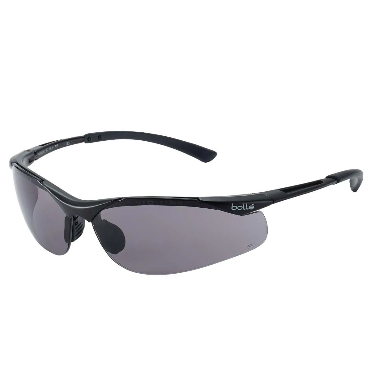 Bolle Safety BOLCONTPSF CONTOUR Safety Glasses - Smoke
