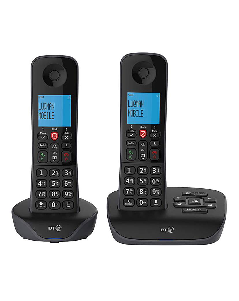 BT Essential Cordless Telephone & Answering Machine - Twin