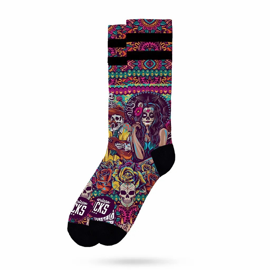 Chaussettes Día de los Muertos