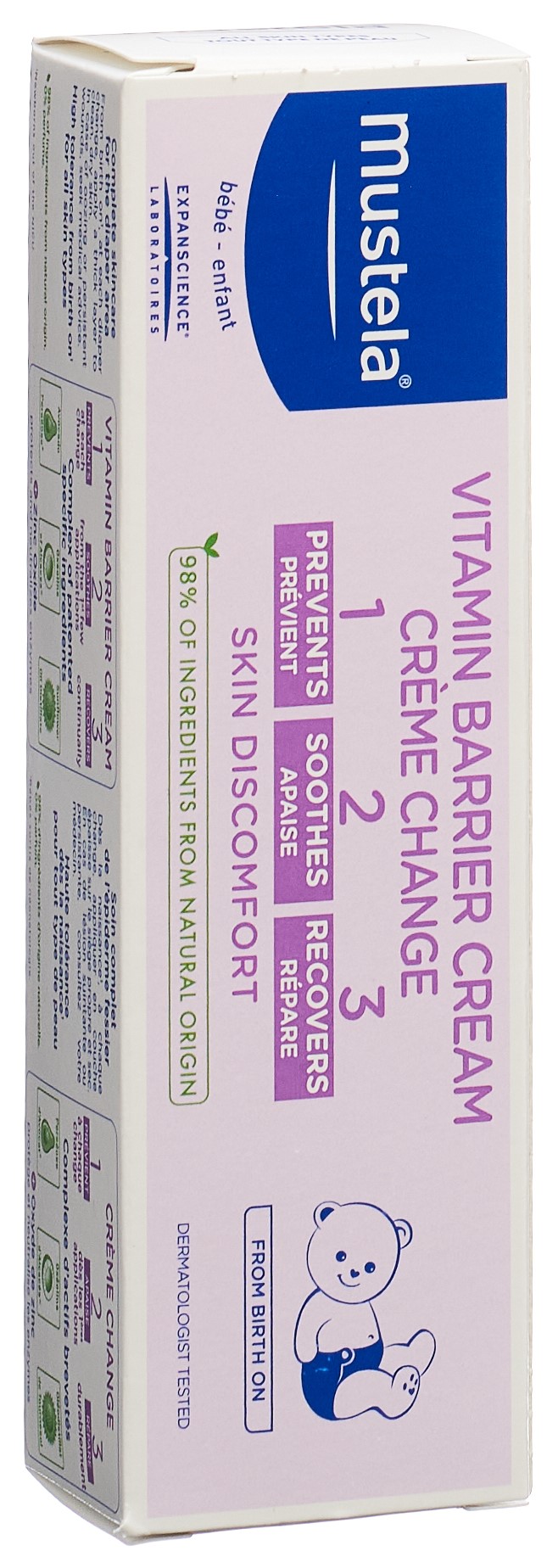 Mustela Vitamin Barrier Cream 123 50ml