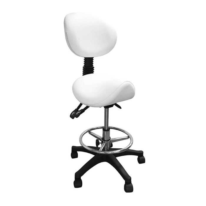 Lotus Spa Stool with Saddle Seat