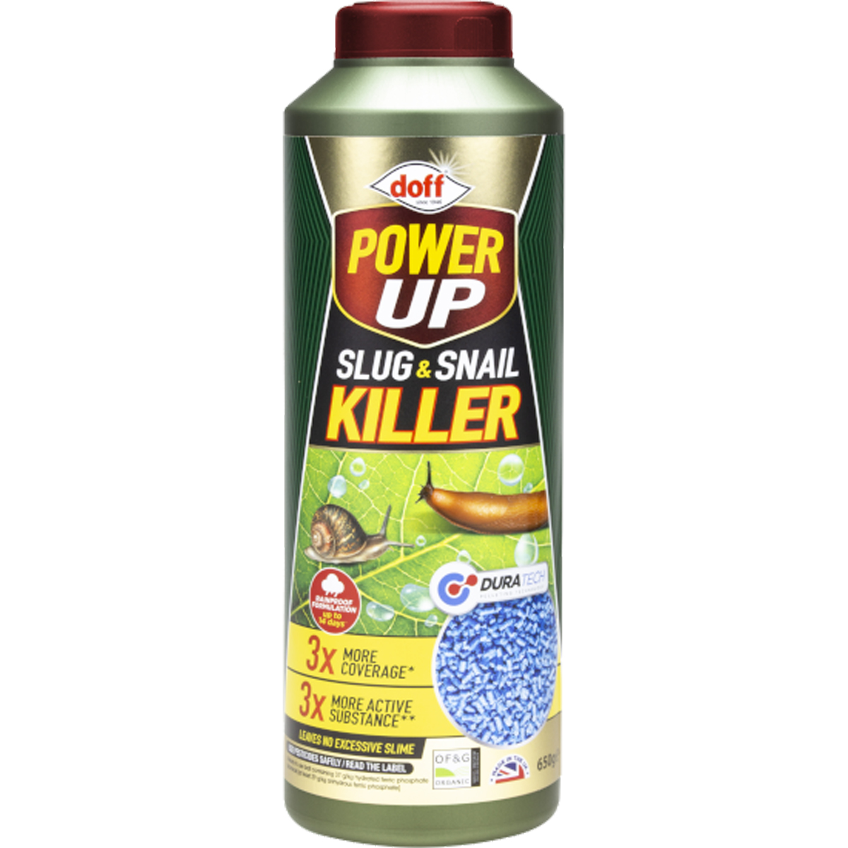 Doff Power Up 3x More Coverage Slug & Snail Killer 650g