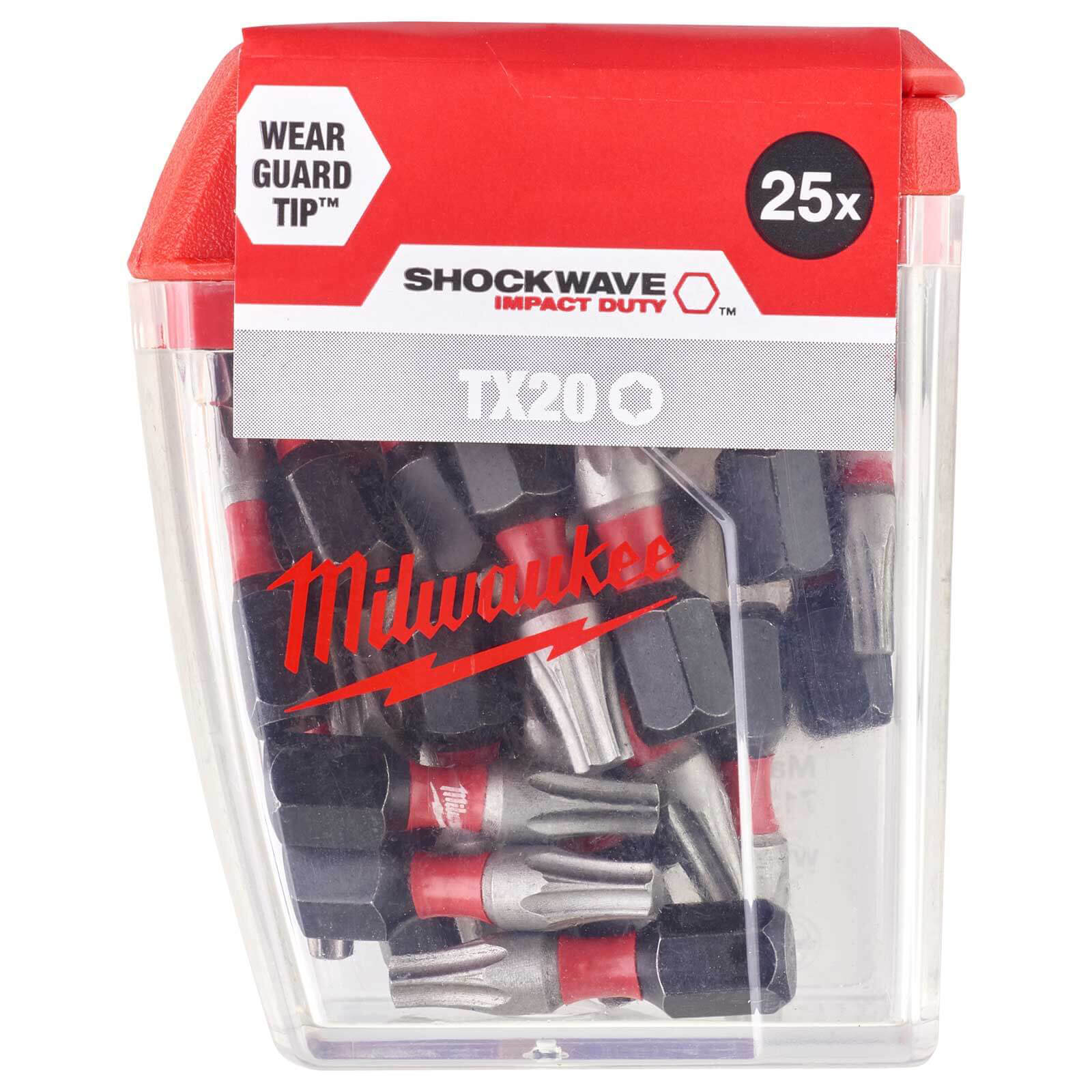 Milwaukee MIL430875 SHOCKWAVE Impact Duty Bits TX20 25mm (Pack 25)