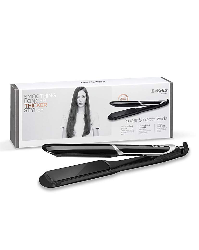 BaByliss Smooth ProWide 2597U Straighteners, Black