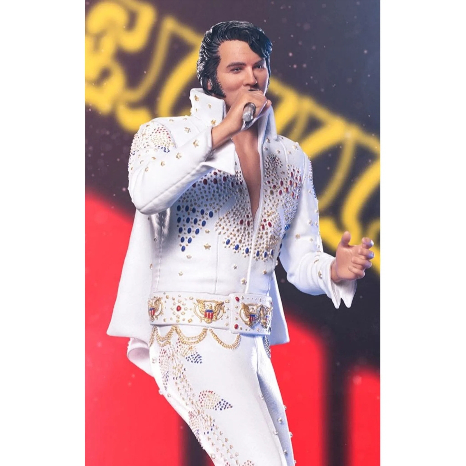 LatestBuy Toy Box Iron Studios Elvis Presley Aloha From Hawaii (1973) Art Scale 1/10 Collectible Statue (21cm)