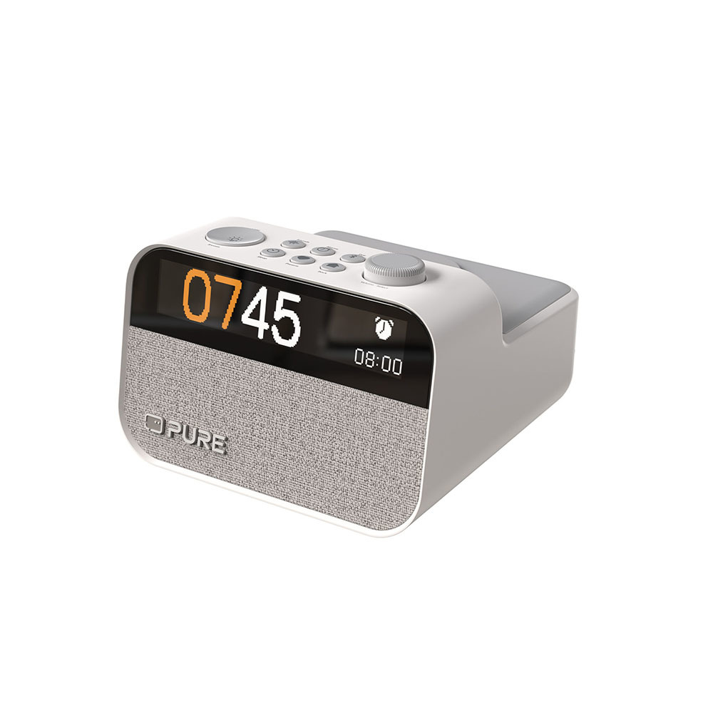 Pure Moment Charge Alarm Radio - Cotton White