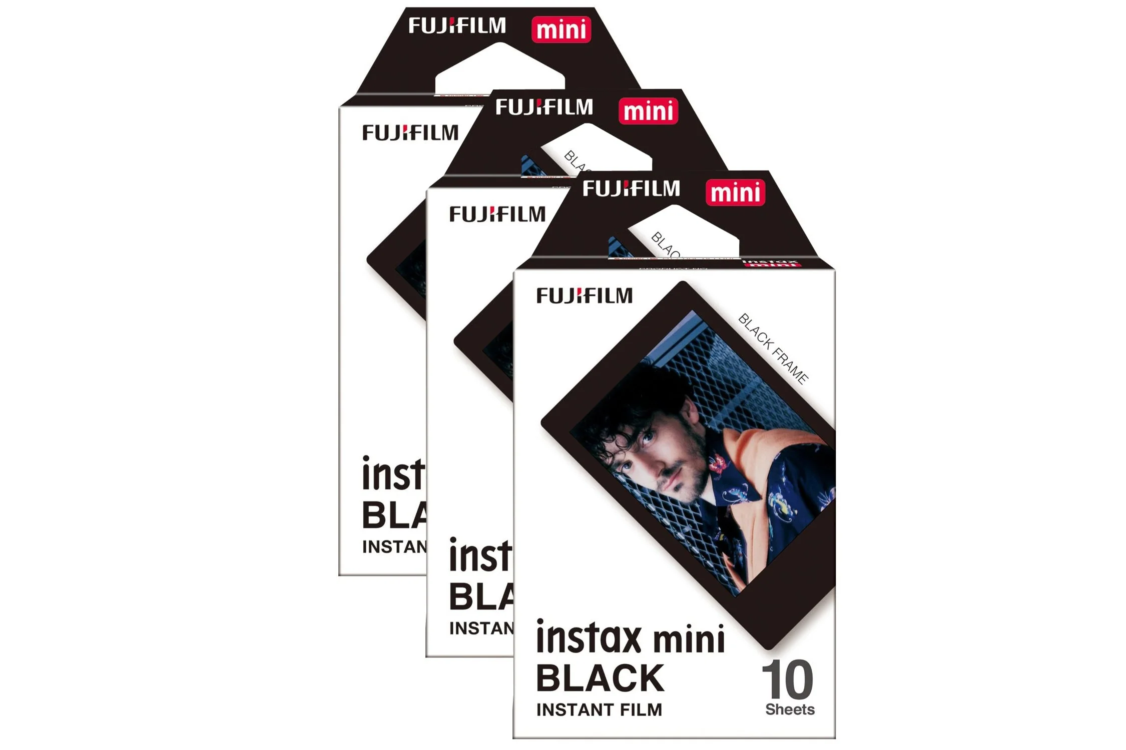 Fujifilm Instax Mini Instant Photo Film - Black