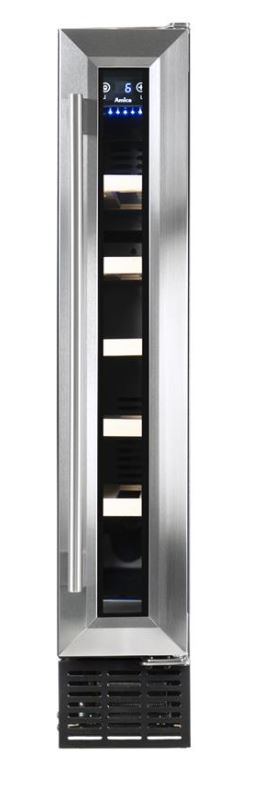 Amica AWC150SS Wine Cooler - Stainless Steel - B Rated