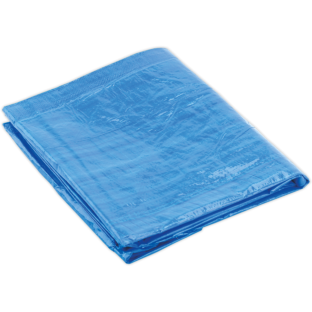 Sealey TARP1216 Tarpaulin 3.66 x 4.88m Blue