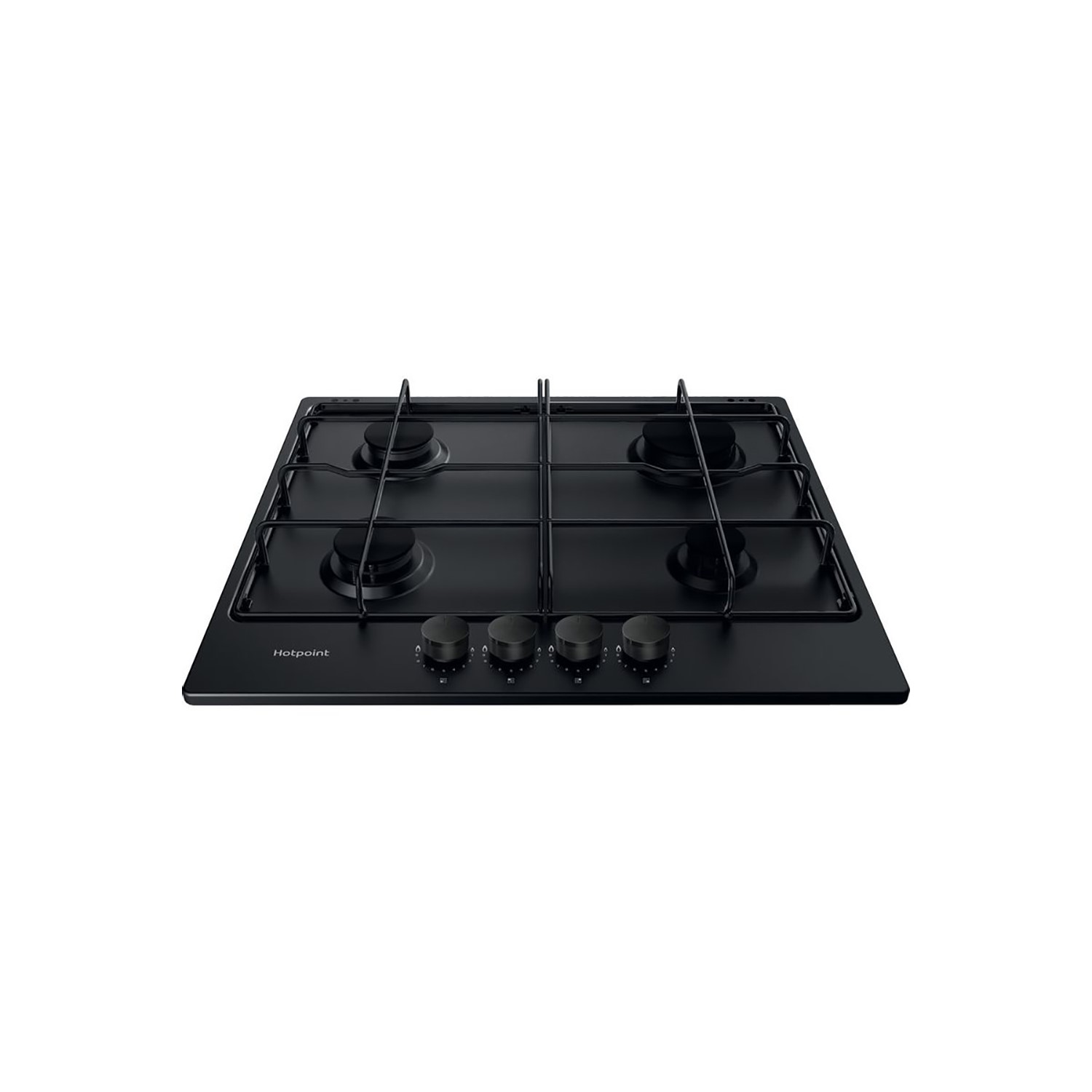 HOTPOINT PPH 60P F NB 55 cm Gas Hob - Anthracite, Black,Silver/Grey