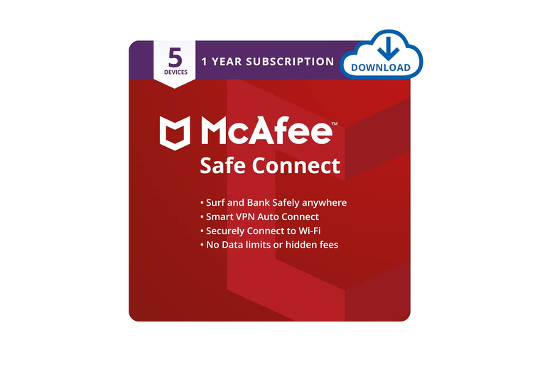 Software 4 All Mcafee 2024 Safe Connect Vpn 5 Devices | Wowcher