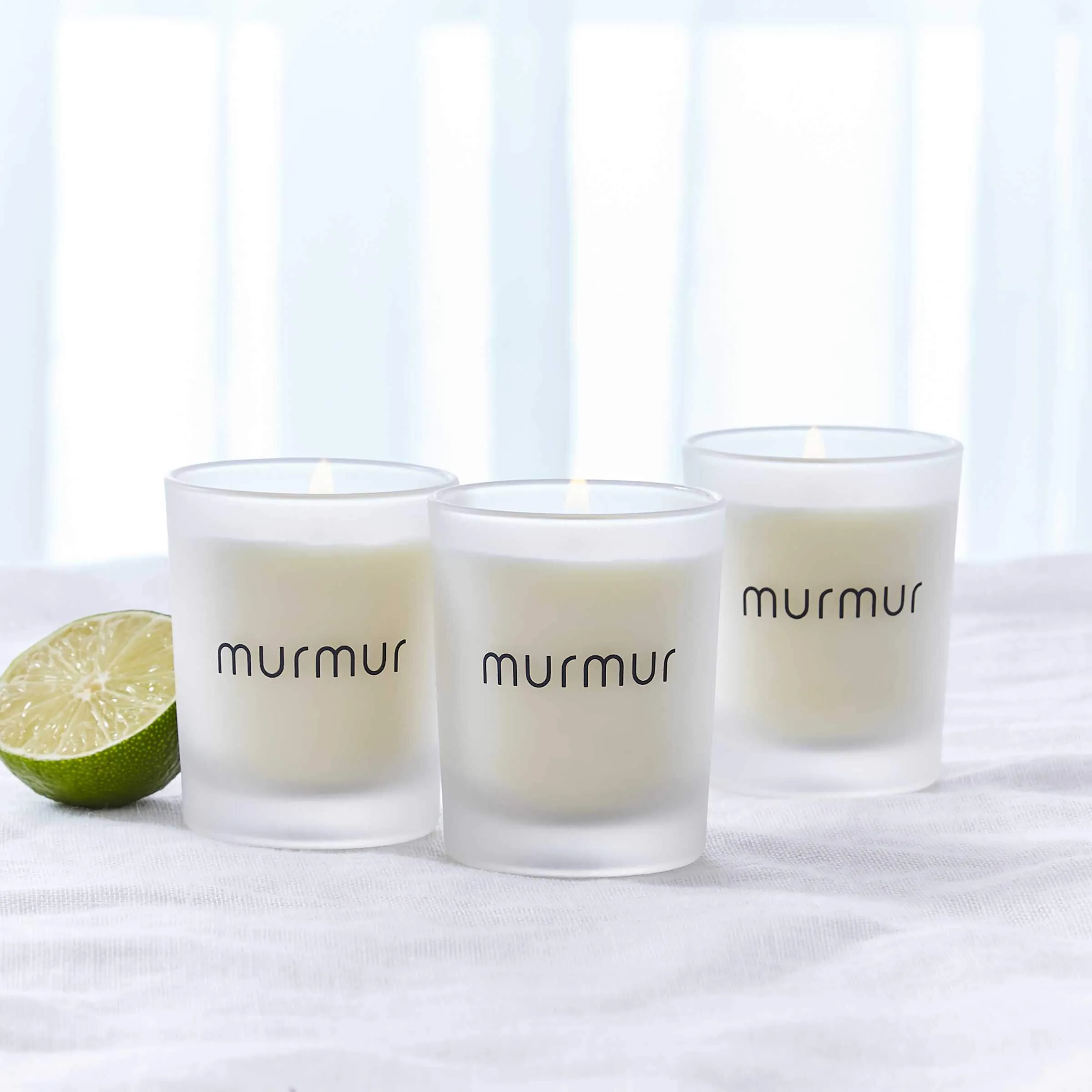 Murmur Spa Votive Scented Candle 3 Pack