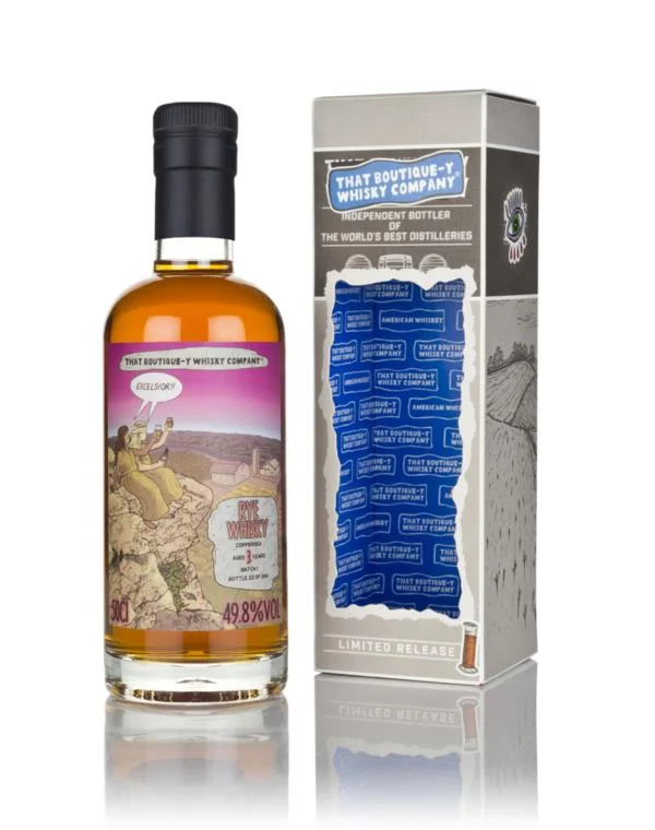 Coppersea 3 Year Old Rye Whiskey | That Boutique-y Whisky Company | ABV 49.80% | 50cl