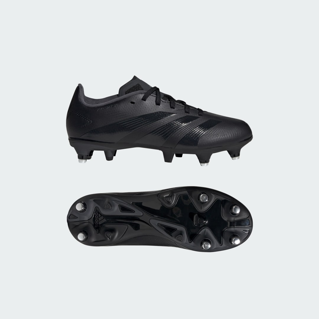 adidas Predator League Football Boots Soft Ground - Black, Black, Size 3 Older, Men