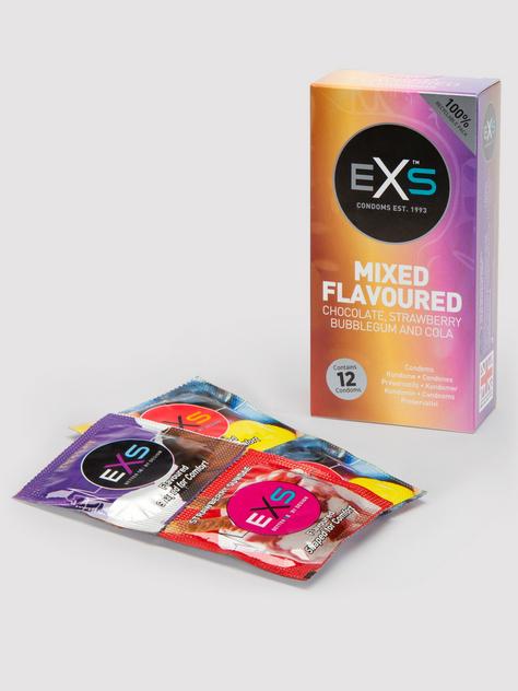EXS Condoms EXS Mixed Flavoured Latex Condoms (12 Pack)