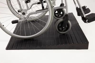 THE RAMP PEOPLE 85mm Rubber Threshold Ramp For Wheelchairs, Mobility Scooters, Walkers, Cars