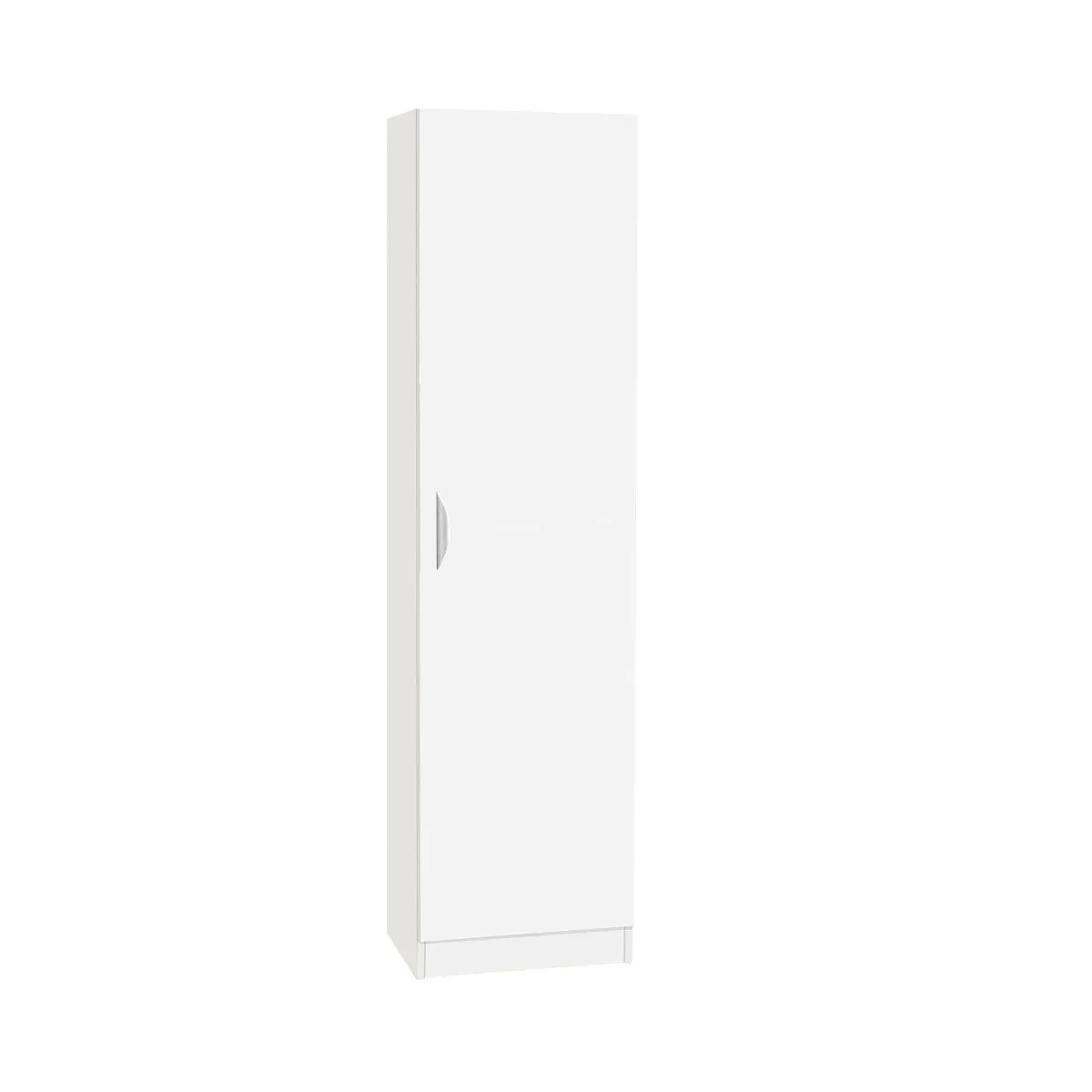 R White Tall Cupboard Storage White, white