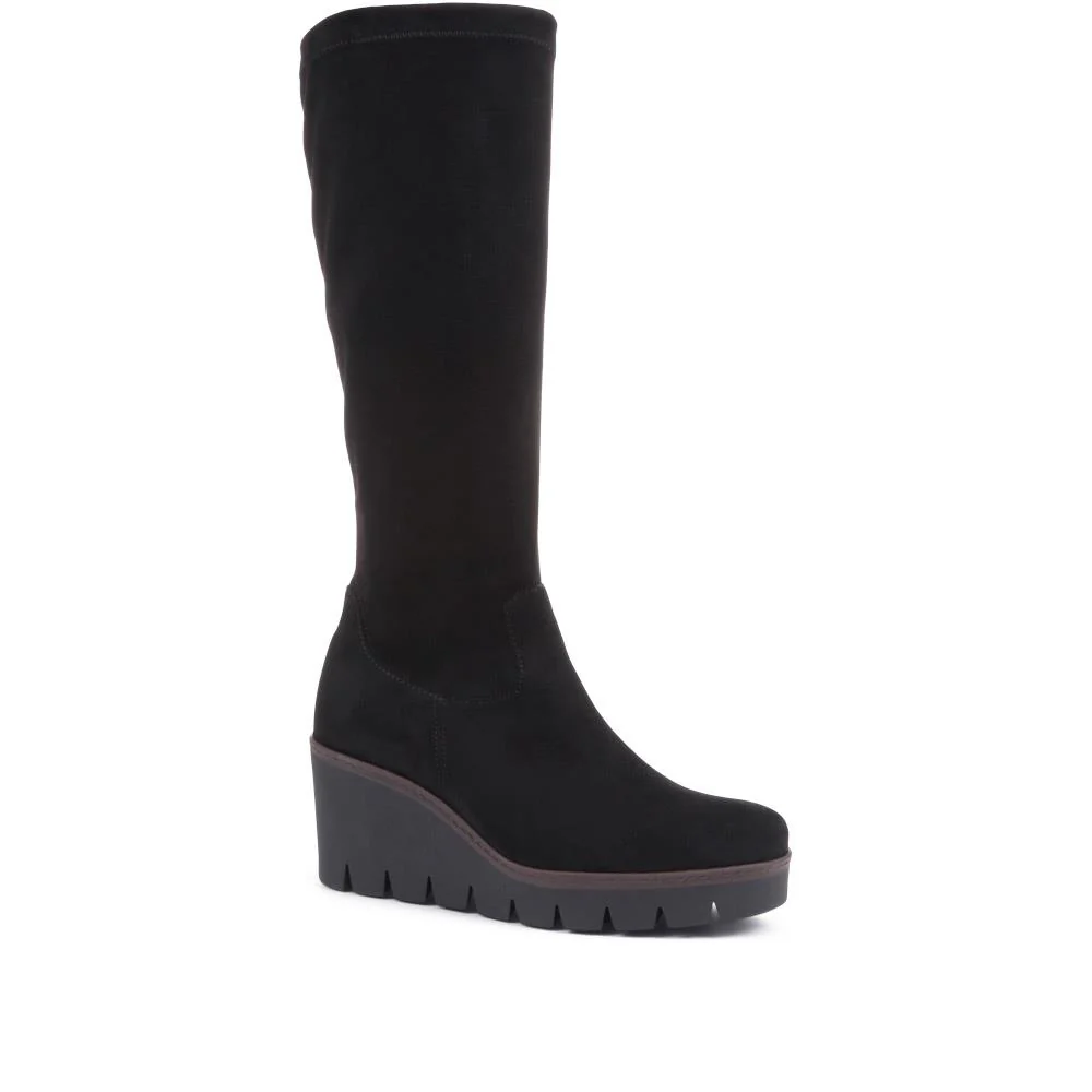 Unite Wedge Knee Boots - Gab36531 / 322 696